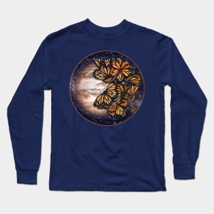 Jupiter's Butterflies Colour Version Long Sleeve T-Shirt